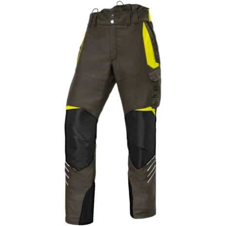 Kübler Workwear Schnittschutzhose Forest PSA 3 Oliv/Warngelb Gr. L