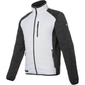 Kübler Pulse Tech Hybridjacke Weiß/Anthrazit Gr. L