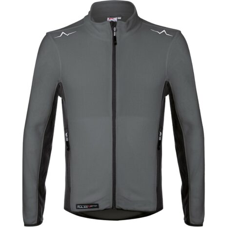 Kübler Pulse Handcraft Fleecejacke Anthrazit/Schwarz Gr. S