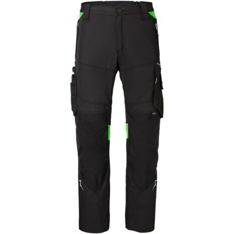 Kübler Pulse Bundhose Power Schwarz/Neongrün Gr. 58