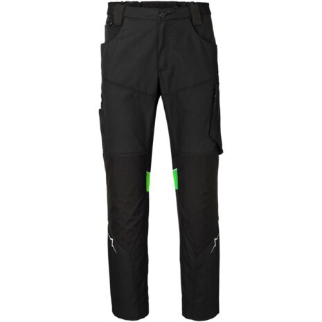 Kübler Pulse Bundhose Light Schwarz/Neongrün Gr. 56