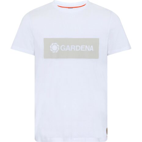 Gardena Herren-T-Shirt M Bright White